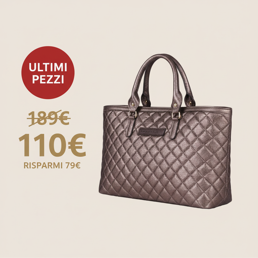 Borsa Naomi Trapuntata: Eleganza Artigianale in Offerta Speciale