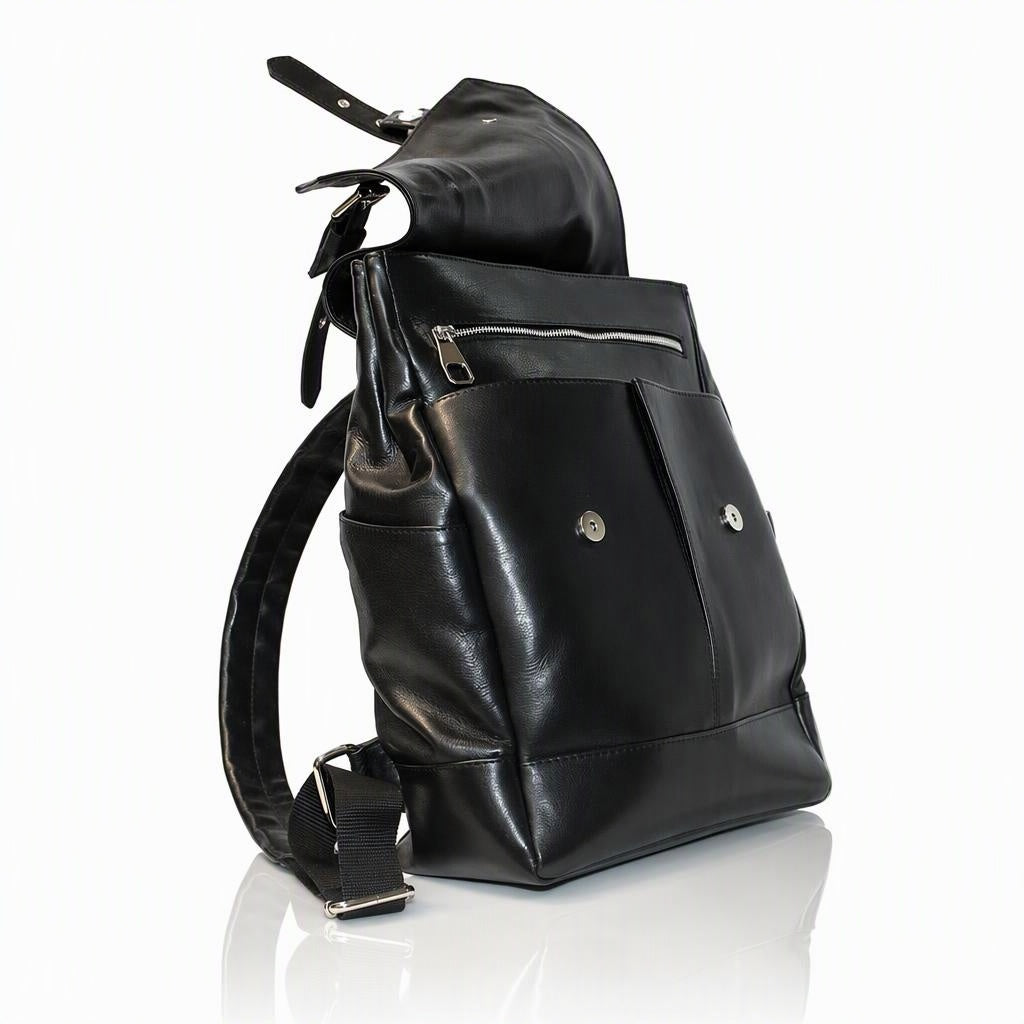 Zaino Raf in vera pelle con scomparto per notebook 15,6″