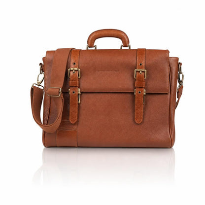 Adriano - Borsa 24 ore in pelle di vitello pieno fiore