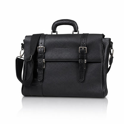 Adriano - Borsa 24 ore in pelle di vitello pieno fiore