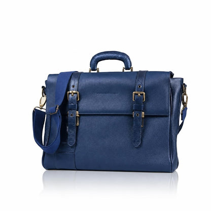 Adriano - Borsa 24 ore in pelle di vitello pieno fiore