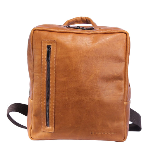 Fedex Vertical 13" - Zaino in Cuoio Artigianale Made in Italy