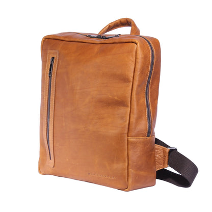 Fedex Vertical 13" - Zaino in Cuoio Artigianale Made in Italy