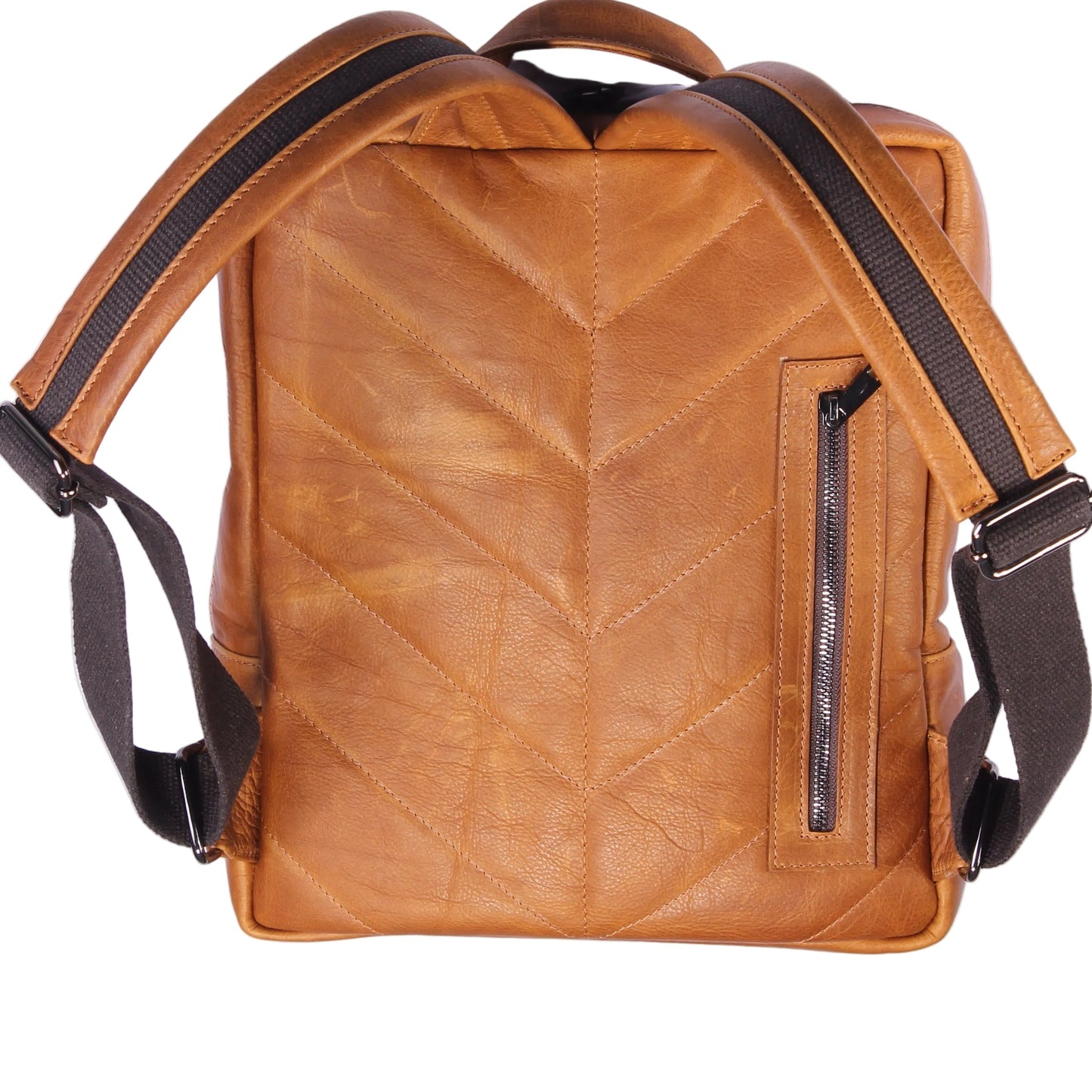 Fedex Vertical 13" - Zaino in Cuoio Artigianale Made in Italy