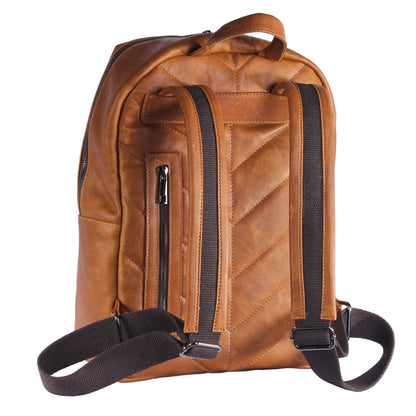 Mirko – Zaino in Vera Pelle Artigianale Made in Italy | Zaino in Cuoio con Scomparto Laptop 15”