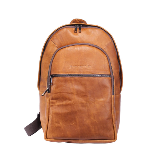 Mirko – Zaino in Vera Pelle Artigianale Made in Italy | Zaino in Cuoio con Scomparto Laptop 15”