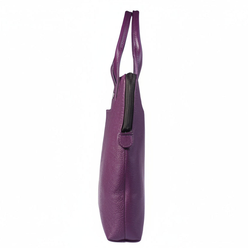 Metropolitan - Borsa Business in Pelle Viola Unisex