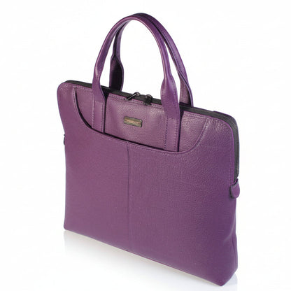 Metropolitan - Borsa Business in Pelle Viola Unisex