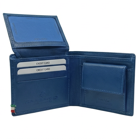 Portafoglio Uomo Blu Firenze