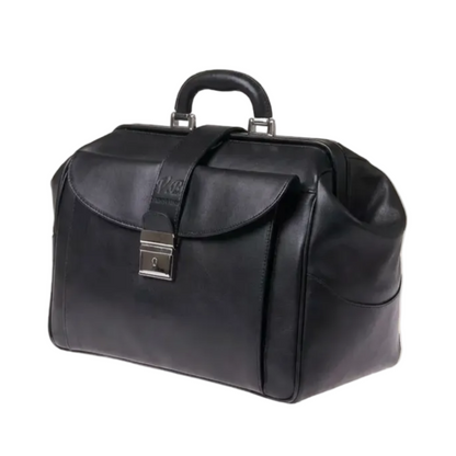 Borsa da Medico in Pelle di Vitello Pieno Fiore
