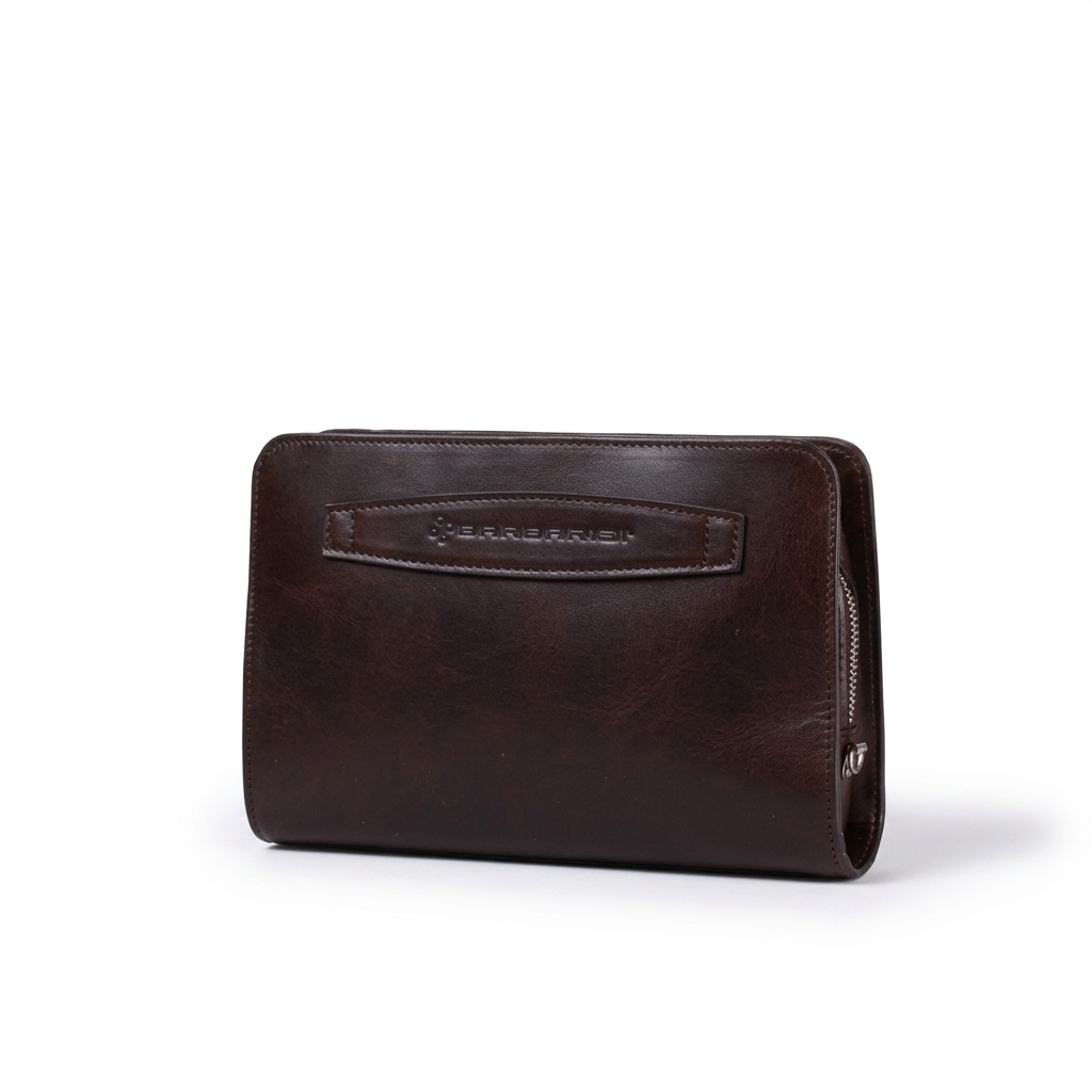 Bike Pochette Uomo in Vera Pelle Artigianale