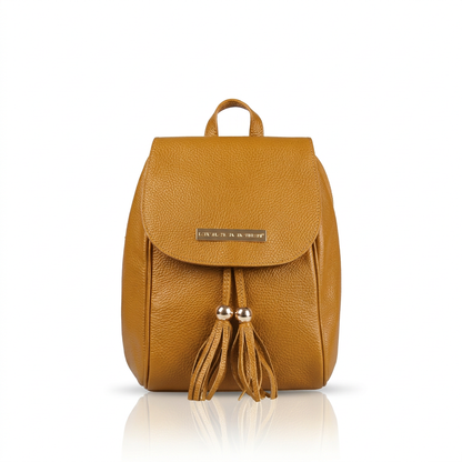 Kona | Zainetto da donna in vera pelle con nappine