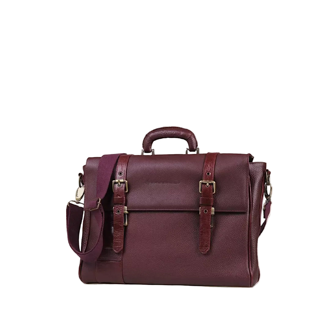 Adriano - Borsa 24 ore in pelle di vitello pieno fiore