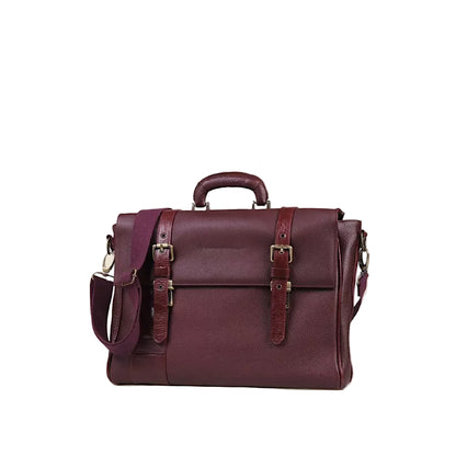 Adriano - Borsa 24 ore in pelle di vitello pieno fiore