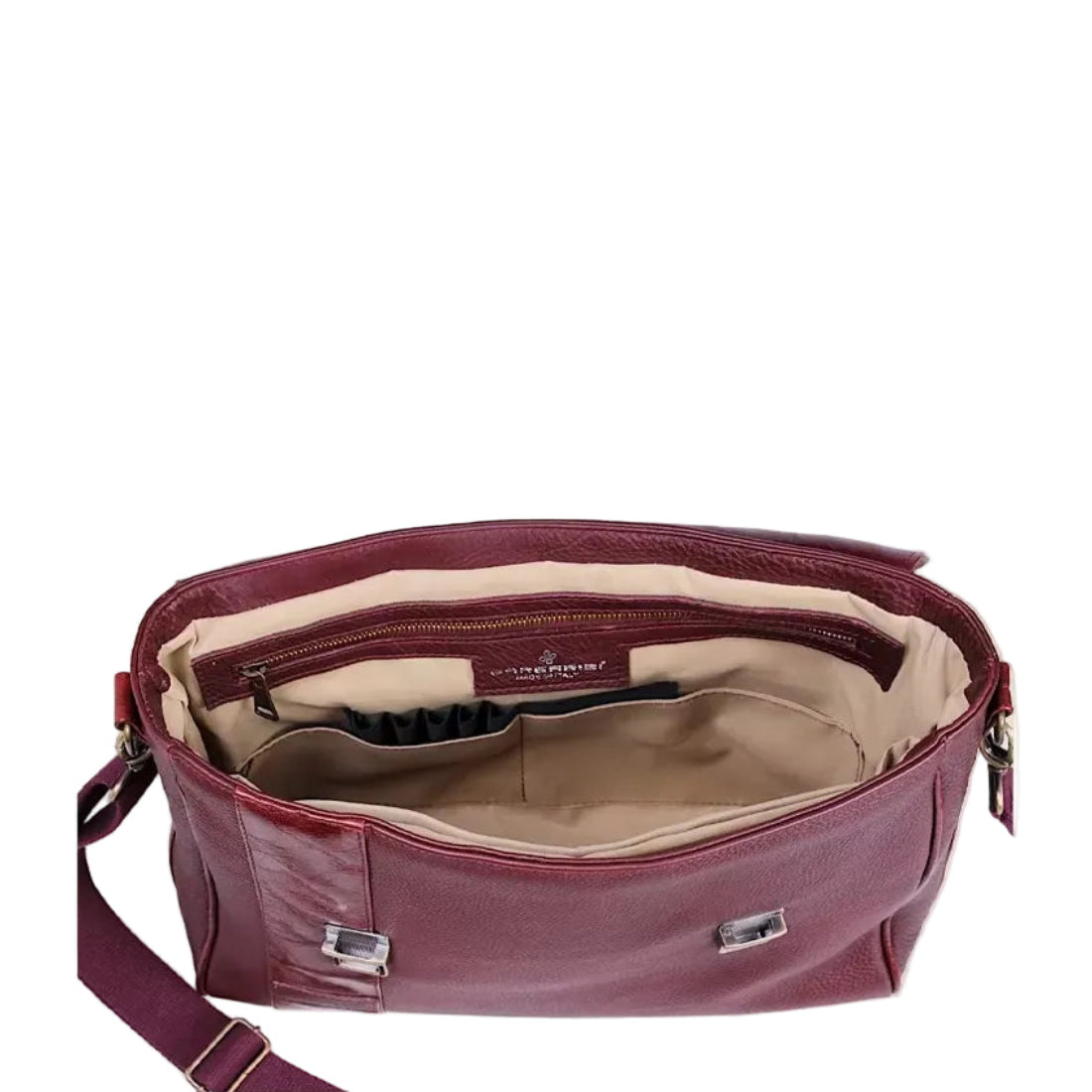 Adriano - Borsa 24 ore in pelle di vitello pieno fiore