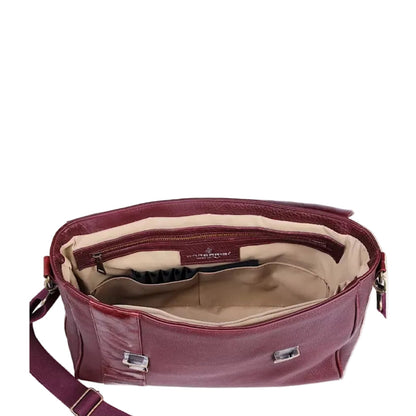 Adriano - Borsa 24 ore in pelle di vitello pieno fiore
