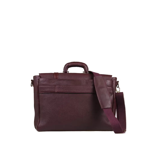 Adriano - Borsa 24 ore in pelle di vitello pieno fiore