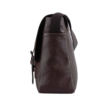 Borsa a Tracolla San Paolo da Uomo in Vera Pelle - Scomparto PC 15,6"