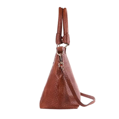 Borsa Sofia - Borsa a Mano in Vera Pelle Intrecciata