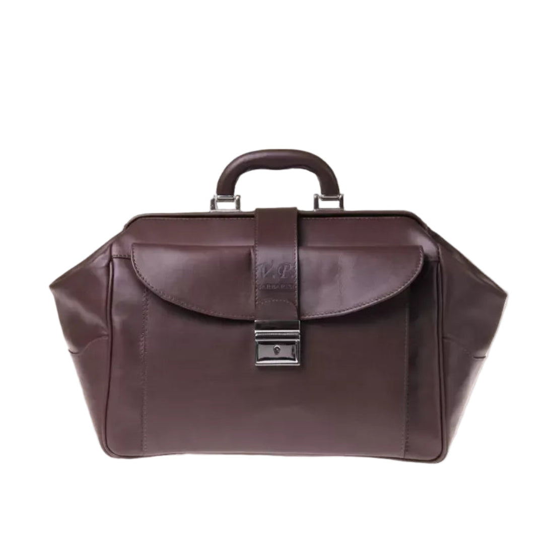 Borsa da Medico in Pelle di Vitello Pieno Fiore