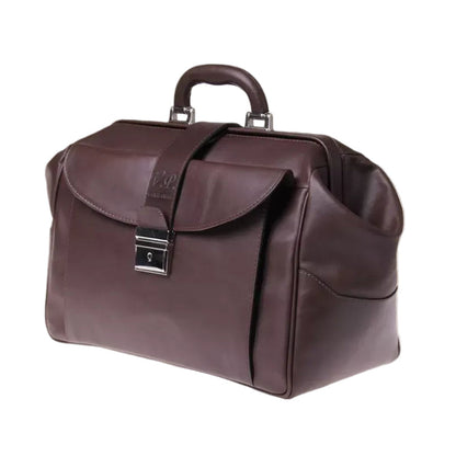 Borsa da Medico in Pelle di Vitello Pieno Fiore