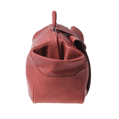 Borsa da Medico in Pelle di Vitello Pieno Fiore