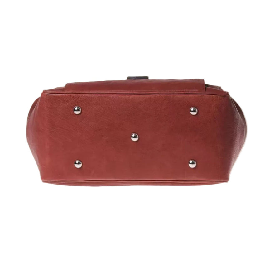 Borsa da Medico in Pelle di Vitello Pieno Fiore