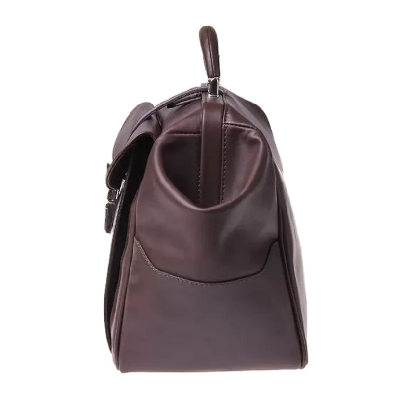 Borsa da Medico in Pelle di Vitello Pieno Fiore