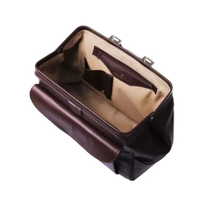 Borsa da Medico in Pelle di Vitello Pieno Fiore