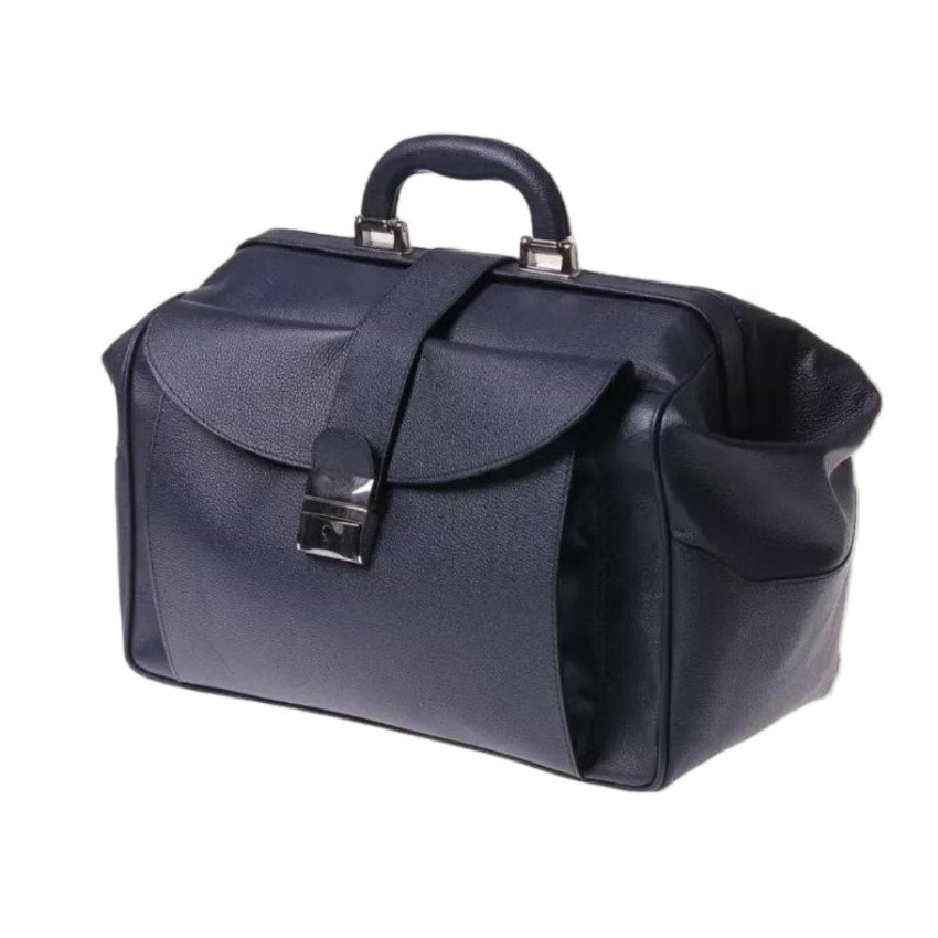 Borsa da Medico in Pelle di Vitello Pieno Fiore