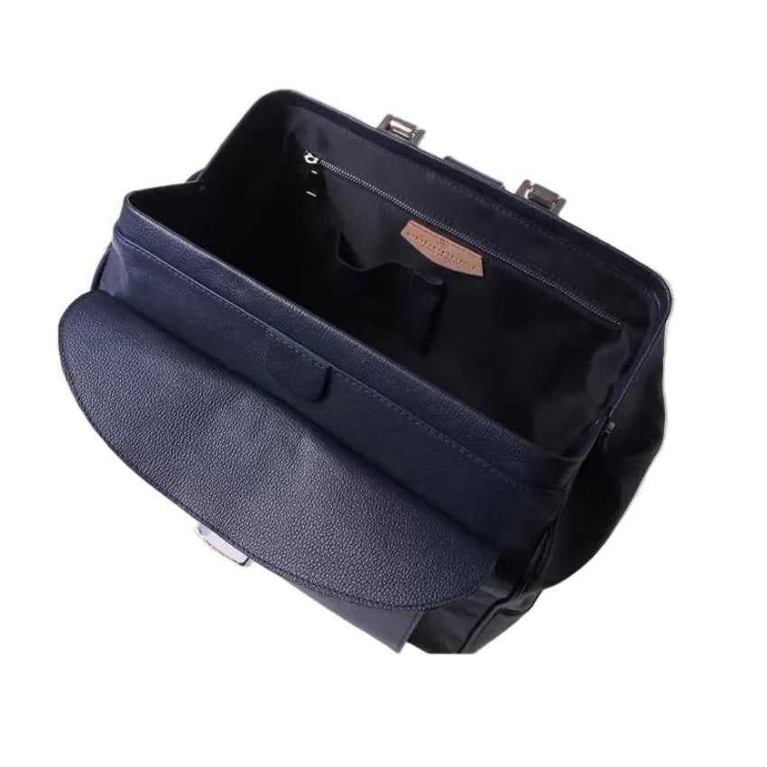 Borsa da Medico in Pelle di Vitello Pieno Fiore