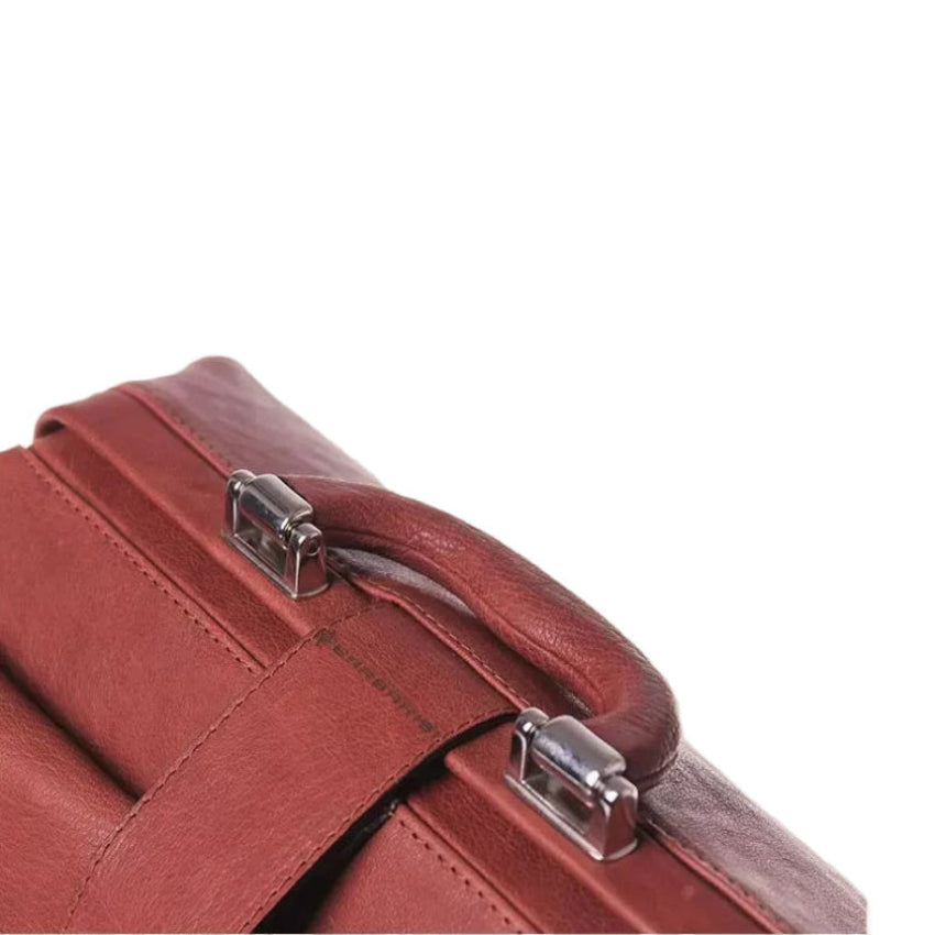 Borsa da Medico in Pelle di Vitello Pieno Fiore