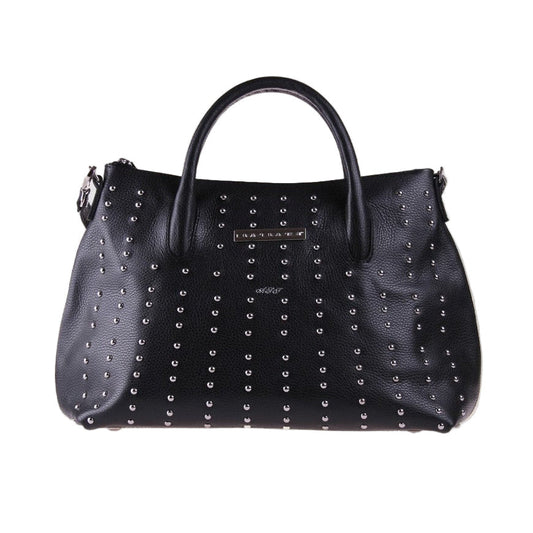 Domy Nero Martellato – Borsa Artigianale in Pelle di Vitello