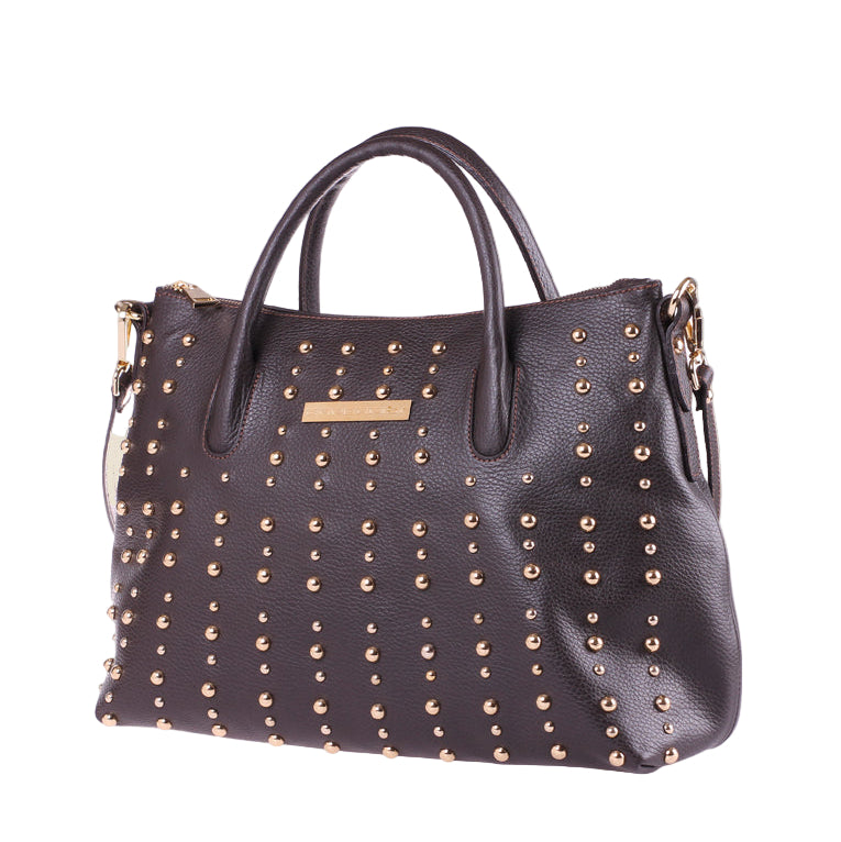 Domy Testa di Moro – Borsa Artigianale in Pelle di Vitello