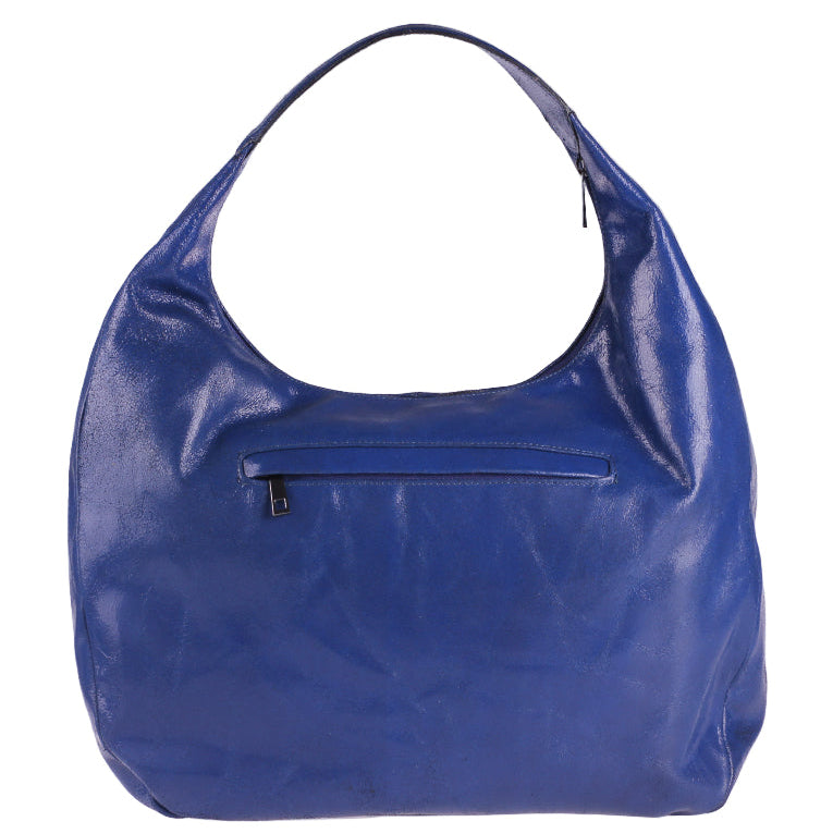 Frida blu morbida pelle lucida