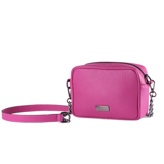 Michela fuxia borsa in pelle