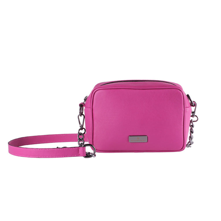 Michela fuxia borsa in pelle