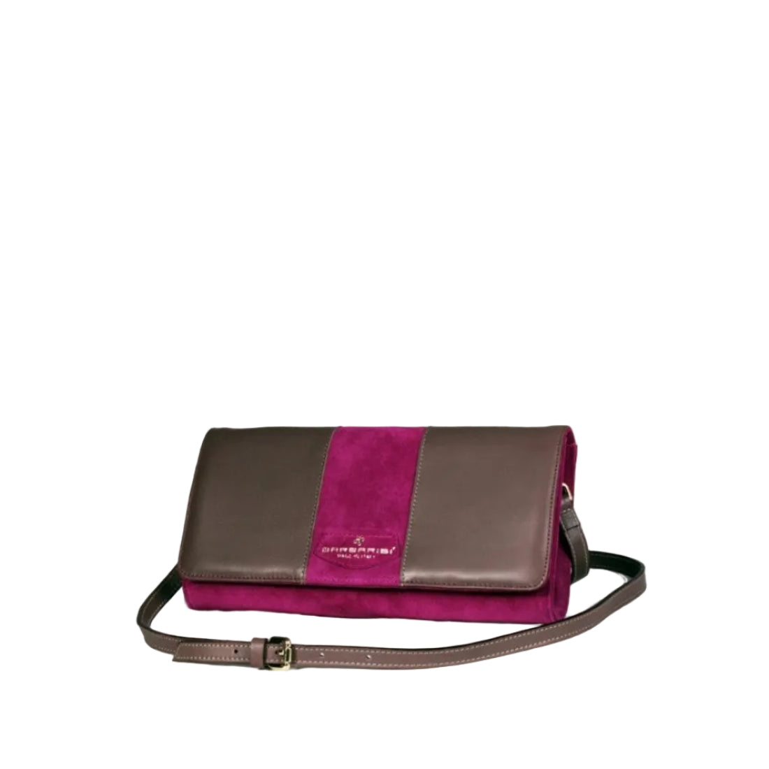 Pochette Barbara Bicolor da donna, vista laterale