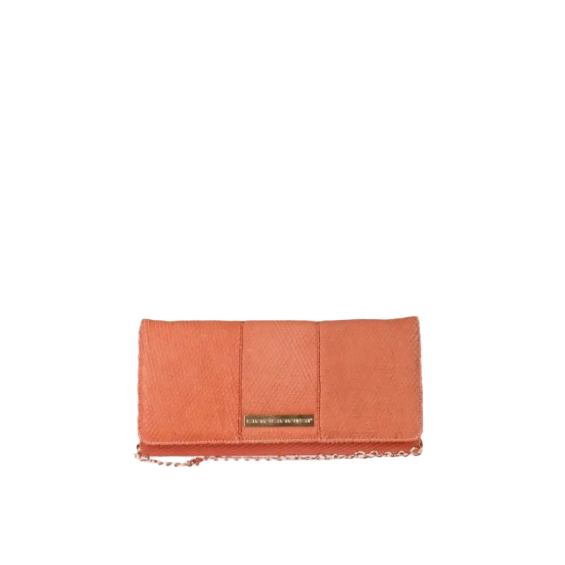 Barbara – Pochette Donna in Pelle di Vitello Rosso Corallo