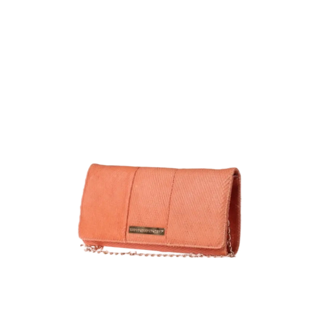 Barbara – Pochette Donna in Pelle di Vitello Rosso Corallo
