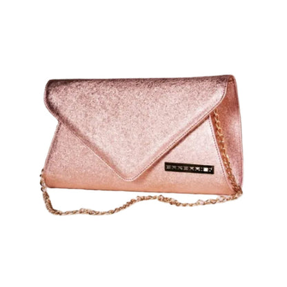 Pochette Donna in Vera Pelle Victoria – Glitter