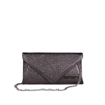 Pochette Donna in Vera Pelle Victoria – Glitter