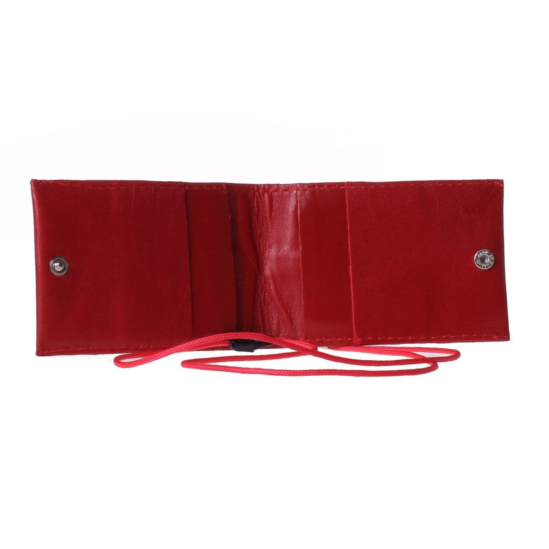 Portatesserino Verticale in Vera Pelle 10x7,5 cm con Moschettone