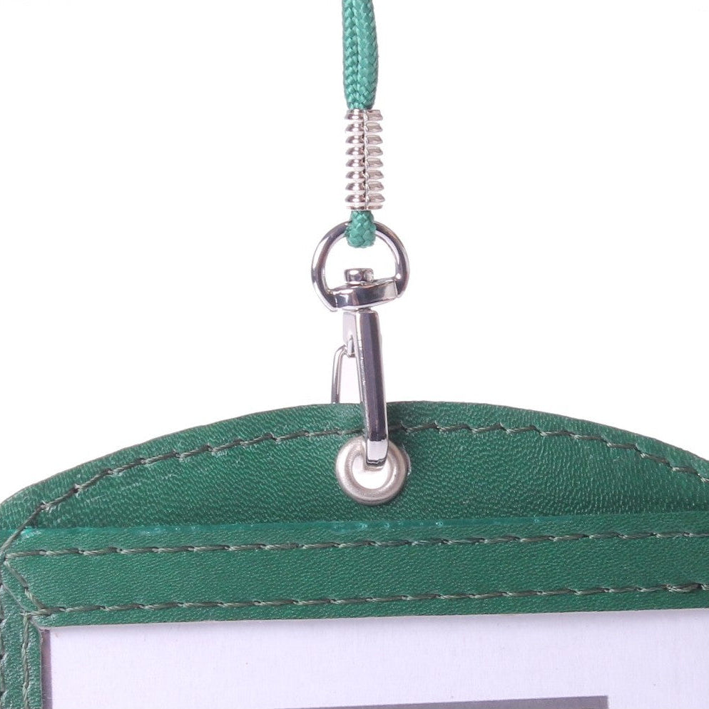 Portatesserino Doppia Tasca in Vera Pelle 14x11 cm - Due Formati