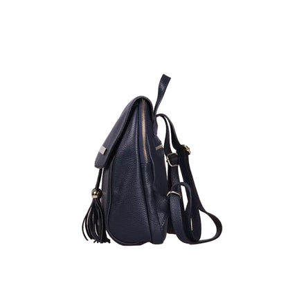 Kona | Zainetto da donna in vera pelle con nappine