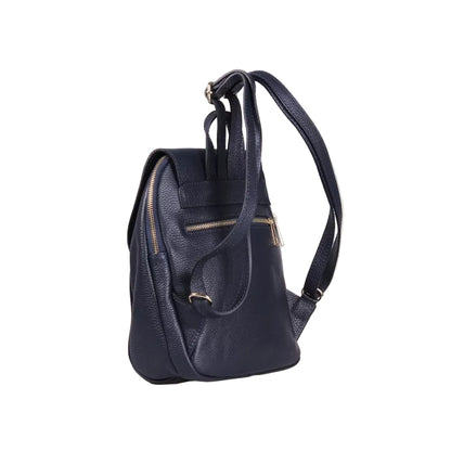 Kona | Zainetto da donna in vera pelle con nappine