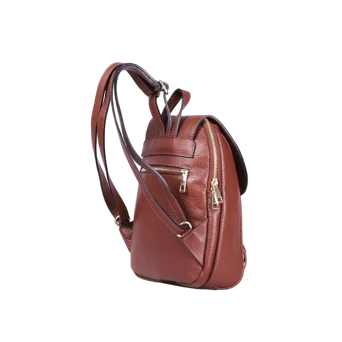 Kona | Zainetto da donna in vera pelle con nappine