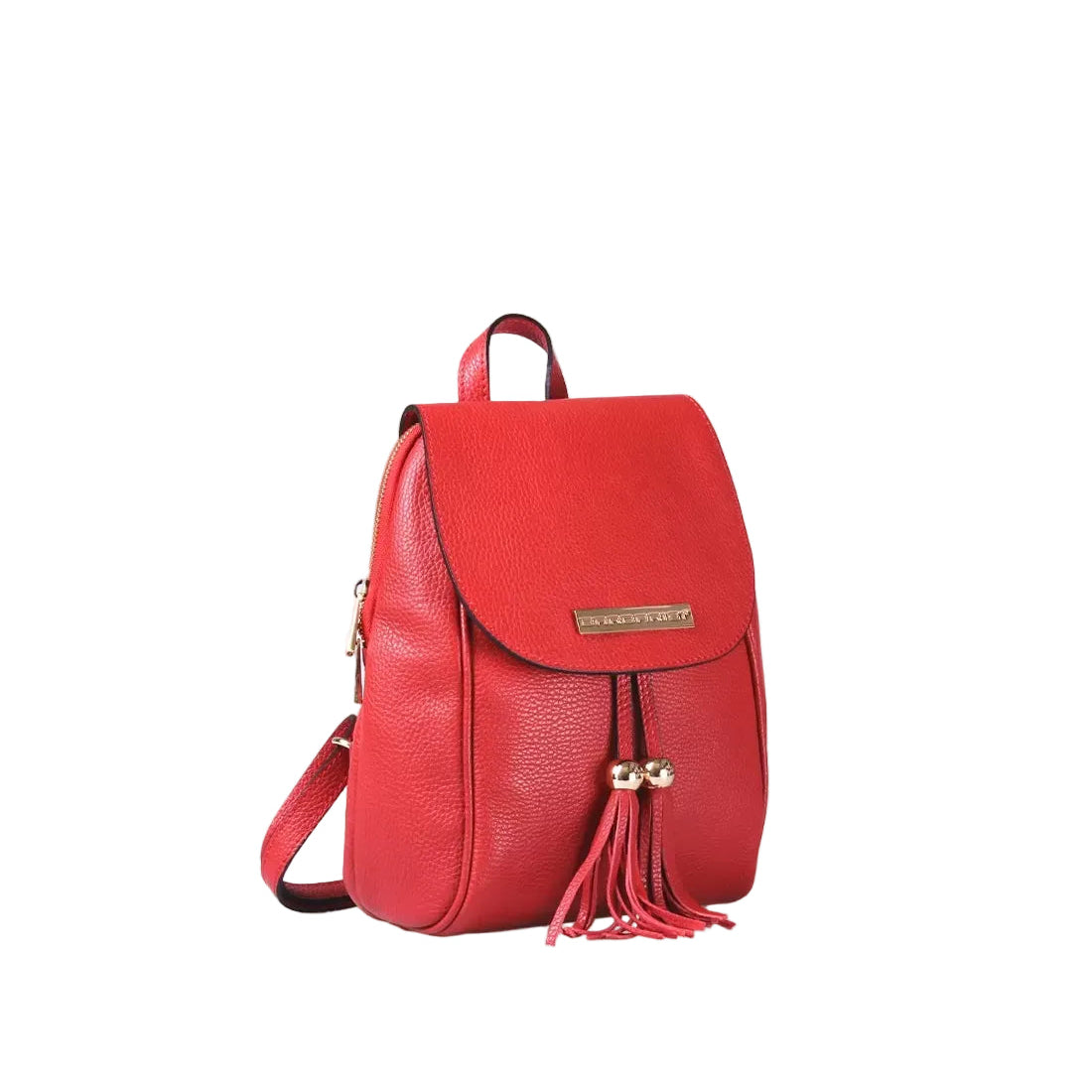 Kona | Zainetto da donna in vera pelle con nappine