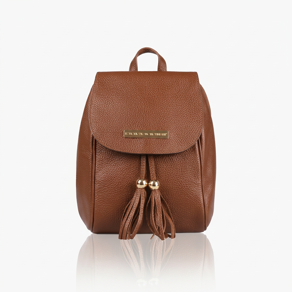 Zaino donna Kona piccolo artigianale in pelle cuoio