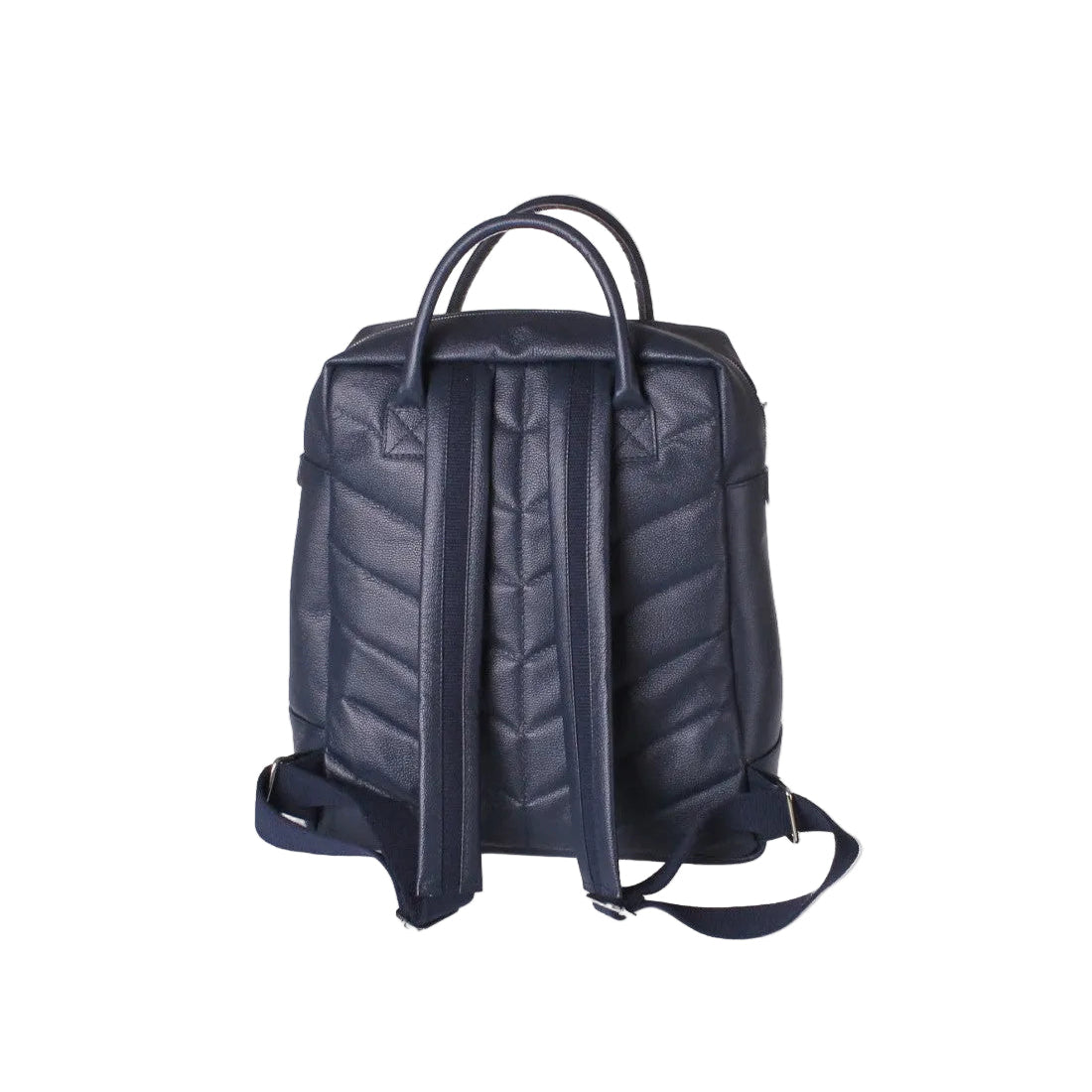 Zaino FedEx XL in vera pelle blu, retro con spallacci